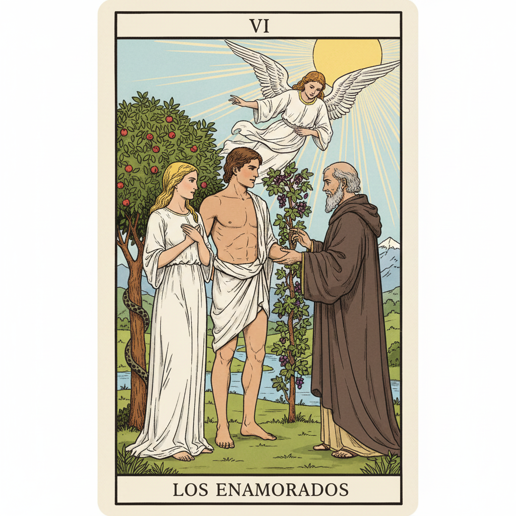 Los Enamorados (VI) - Significado del Tarot | Mystical Visions ...