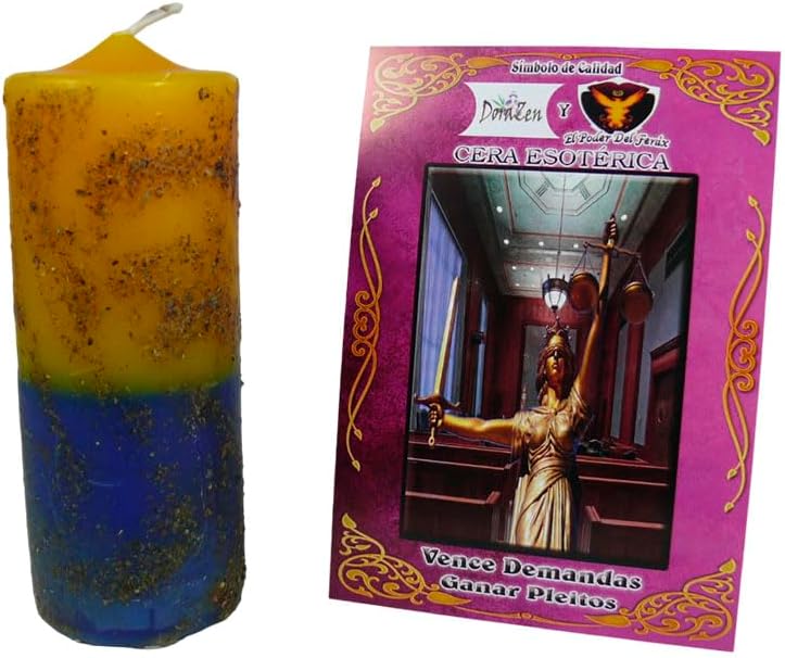 Velón Herbóreo Vence Demandas y Juicios - ritual-tools - Tienda Esotérica Online