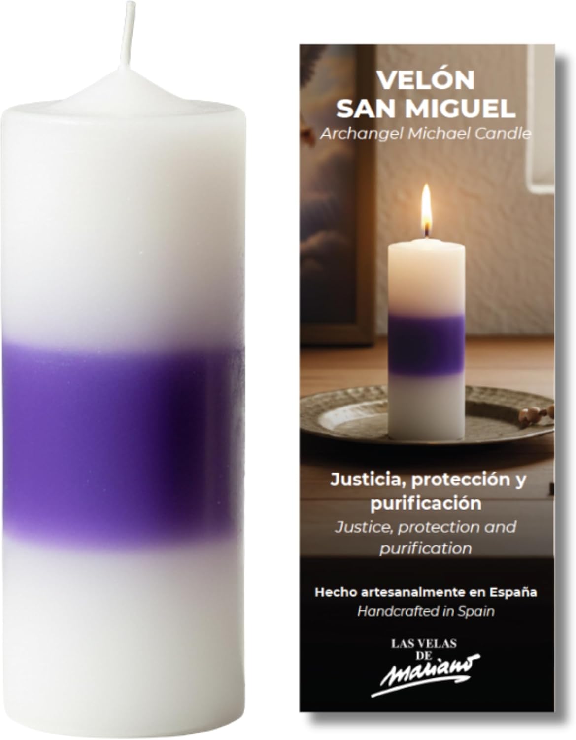 Velón San Miguel Arcángel - Guerrero Celestial - ritual-tools - Tienda Esotérica Online