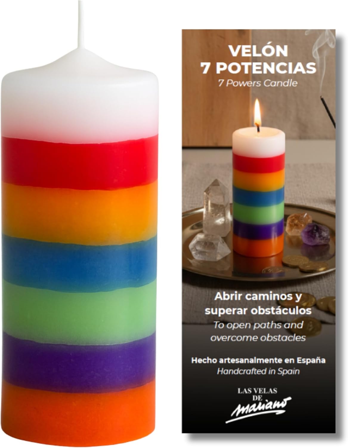 Velón Oraciones y Protecciones - Escudo Espiritual - ritual-tools - Tienda Esotérica Online