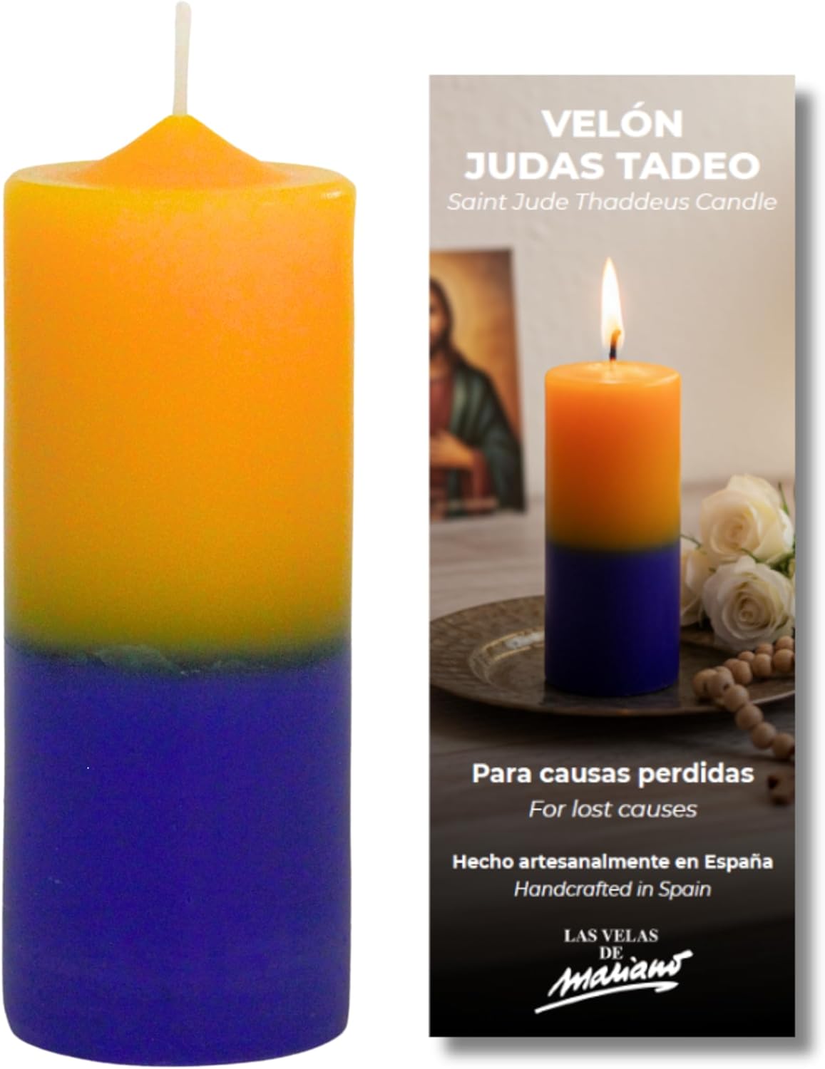 Velón San Judas Tadeo - Causas Imposibles - ritual-tools - Tienda Esotérica Online